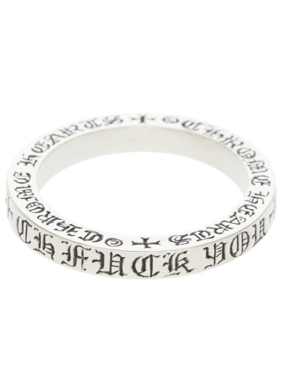 Chrome Hearts Spacer Fckyou Silver Ring